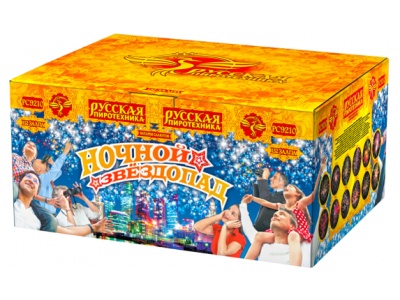 Ночной звездопад Комбинированный Фейерверк купить в Дмитровске | dmitrovsk.salutsklad.ru