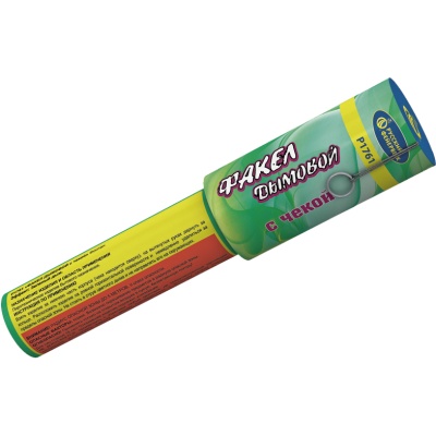 Дымовой (с чекой) зеленый Фальшфейер купить в Дмитровске | dmitrovsk.salutsklad.ru