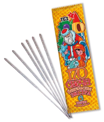 170 мм. Экстра Бенгальские огни купить в Дмитровске | dmitrovsk.salutsklad.ru