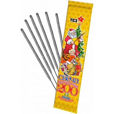 200 мм. Бенгальские огни купить в Дмитровске | dmitrovsk.salutsklad.ru