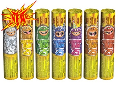 Цветной дым 25 Цветной дым купить в Дмитровске | dmitrovsk.salutsklad.ru